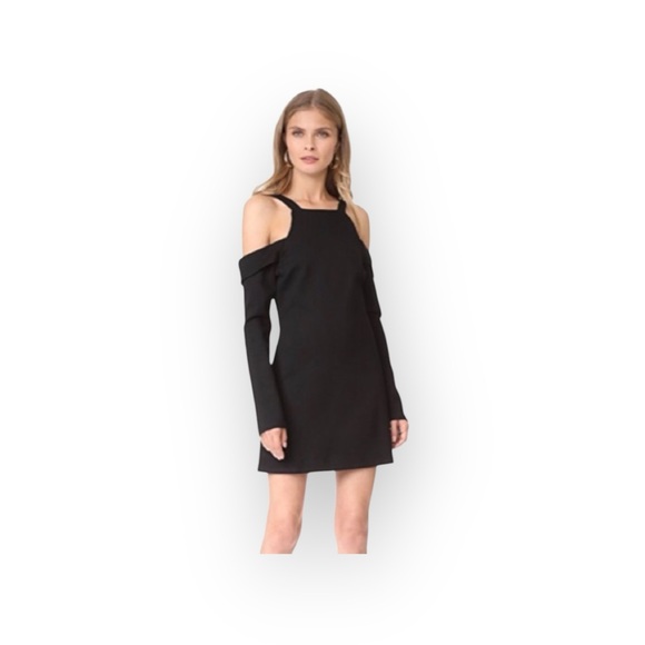 new Line & Dot ☾ Off Shoulder Gabi Cocktail Mini Dress ☾ Black ☾ XS - Picture 3 of 16